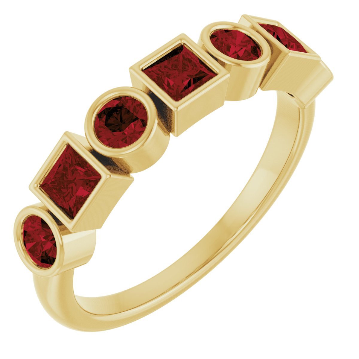 Bezel-Set Ring