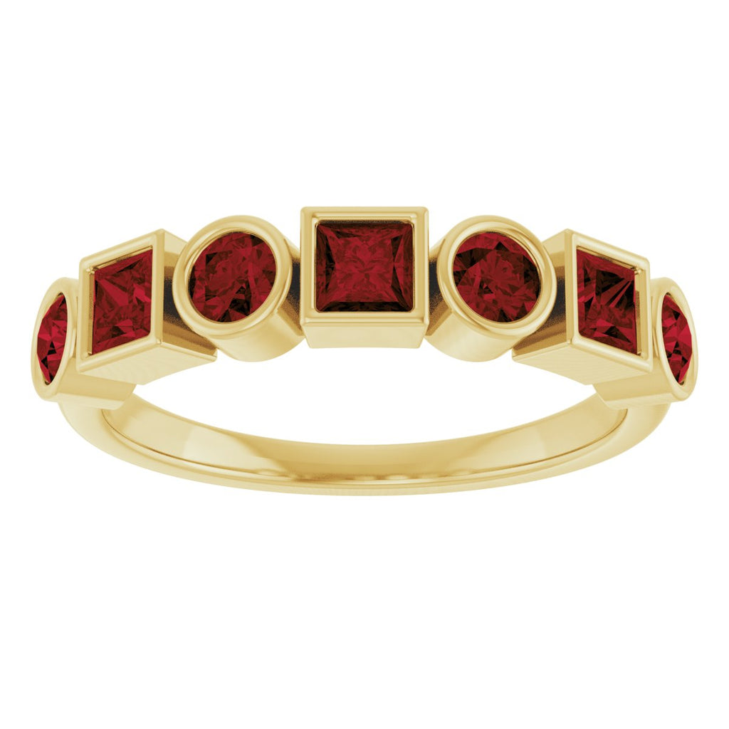 Bezel-Set Ring