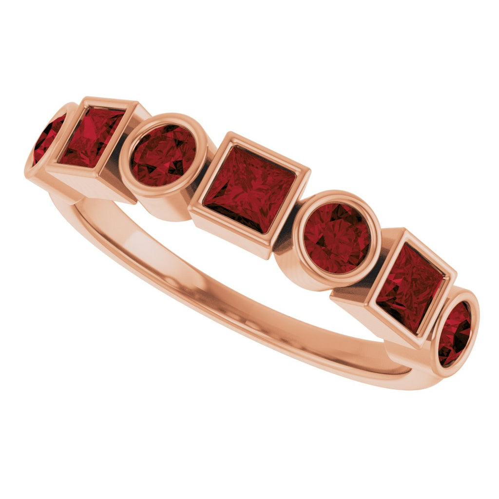 Bezel-Set Ring