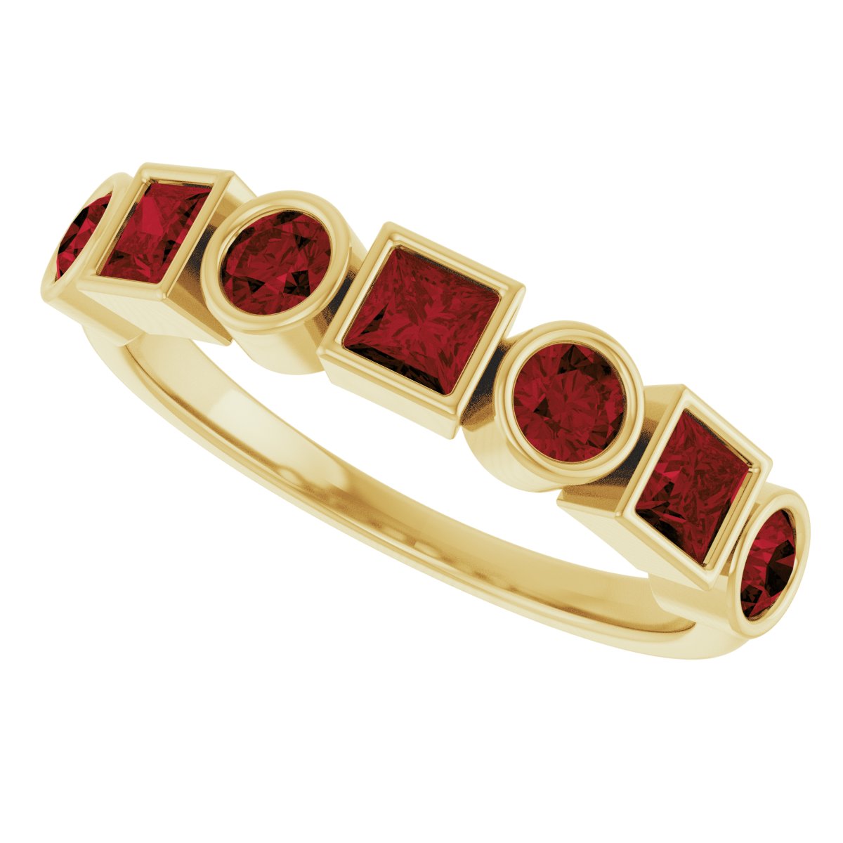 Bezel-Set Ring