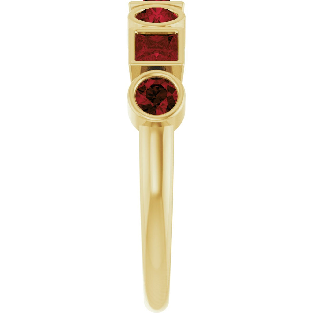 Bezel-Set Ring