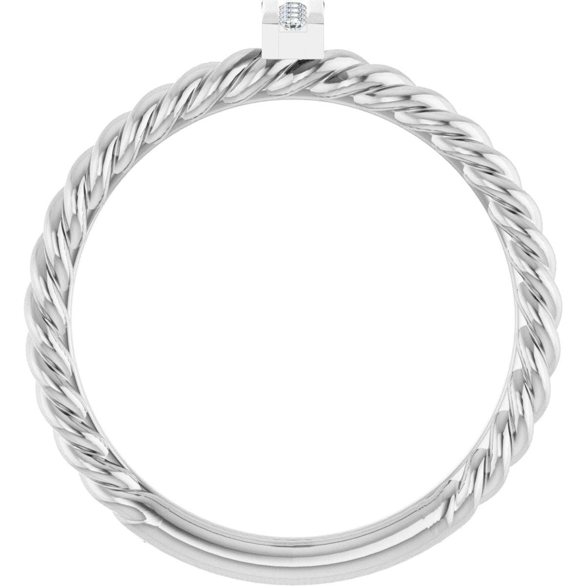 Accented Bar & Rope Ring