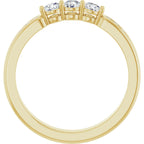 Three-Stone Anniversary Band