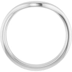 Bezel-Set Three-Stone Engagement Ring or Band