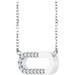 Accented Paperclip-Style Necklace or Center