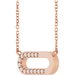 Accented Paperclip-Style Necklace or Center