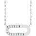 Accented Paperclip-Style Necklace or Center