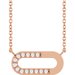Accented Paperclip-Style Necklace or Center