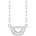Accented Arch Necklace or Center