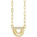 Accented Arch Necklace or Center