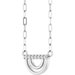 Accented Arch Necklace or Center
