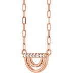Accented Arch Necklace or Center