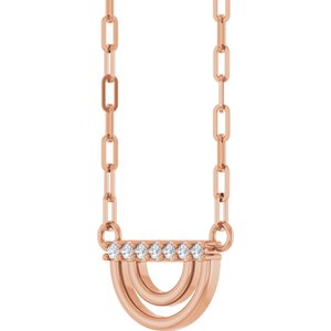 Accented Arch Necklace or Center