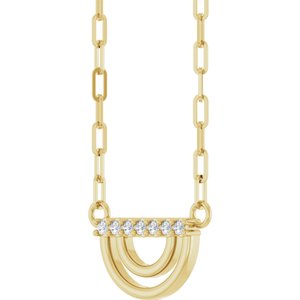 Accented Arch Necklace or Center