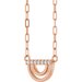 Accented Arch Necklace or Center
