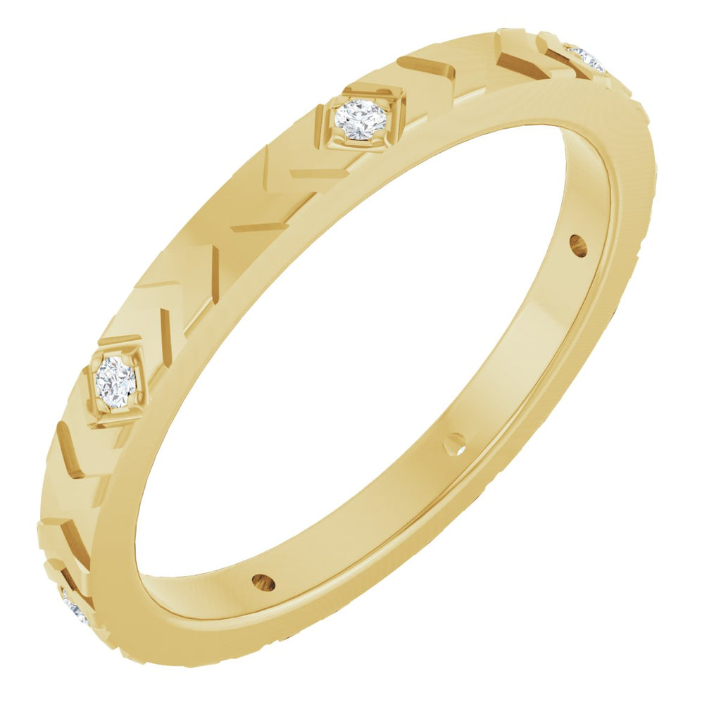 Geometric Eternity Band