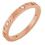 Geometric Eternity Band