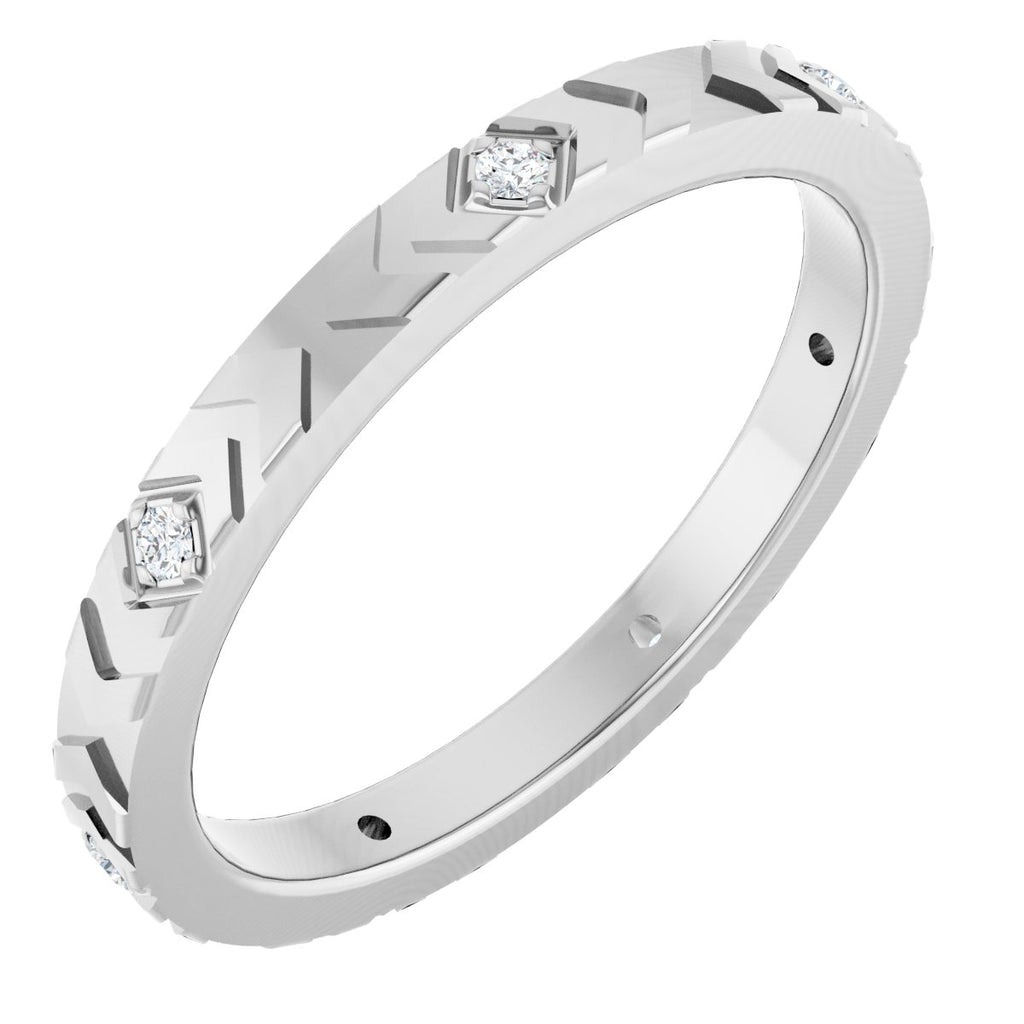 Geometric Eternity Band