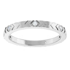 Geometric Eternity Band
