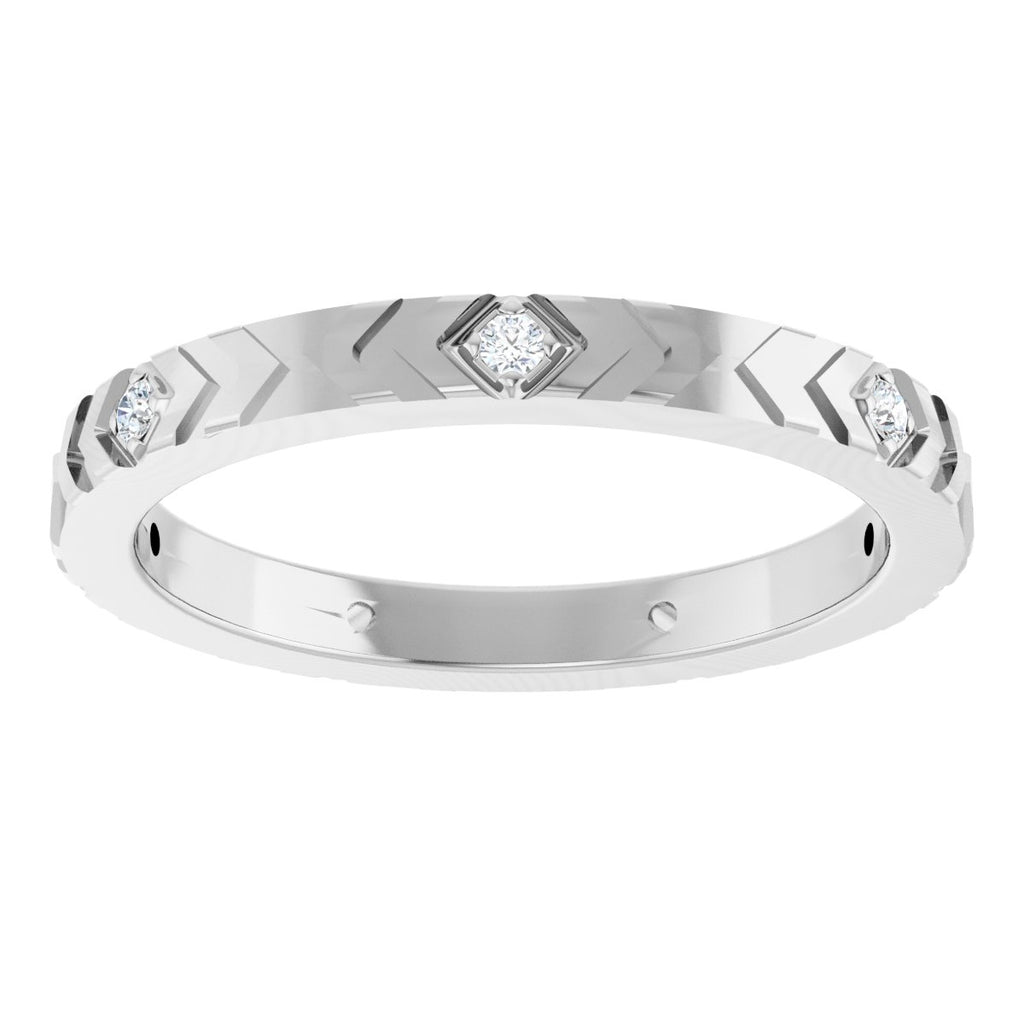 Geometric Eternity Band