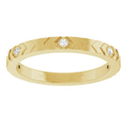 Geometric Eternity Band