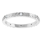 Geometric Eternity Band
