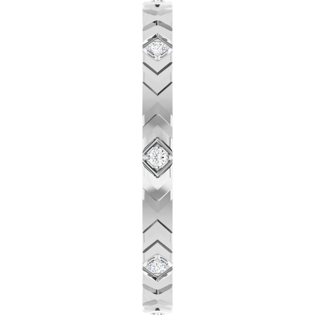 Geometric Eternity Band