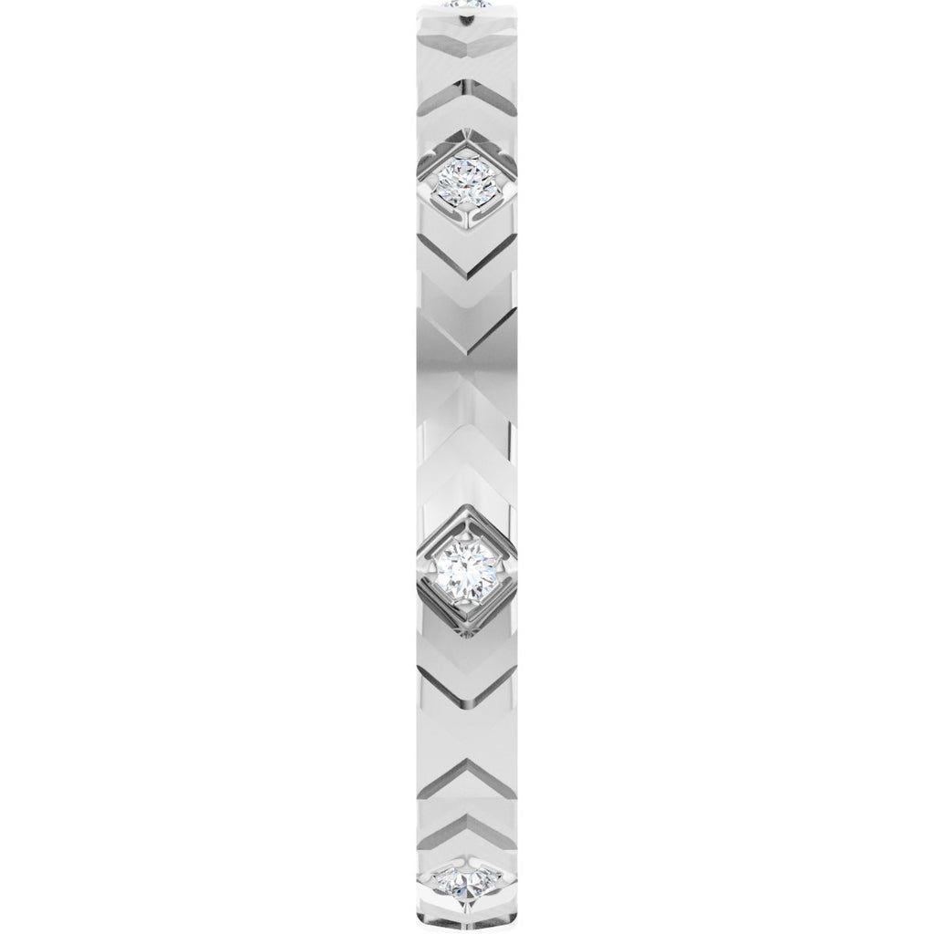 Geometric Eternity Band