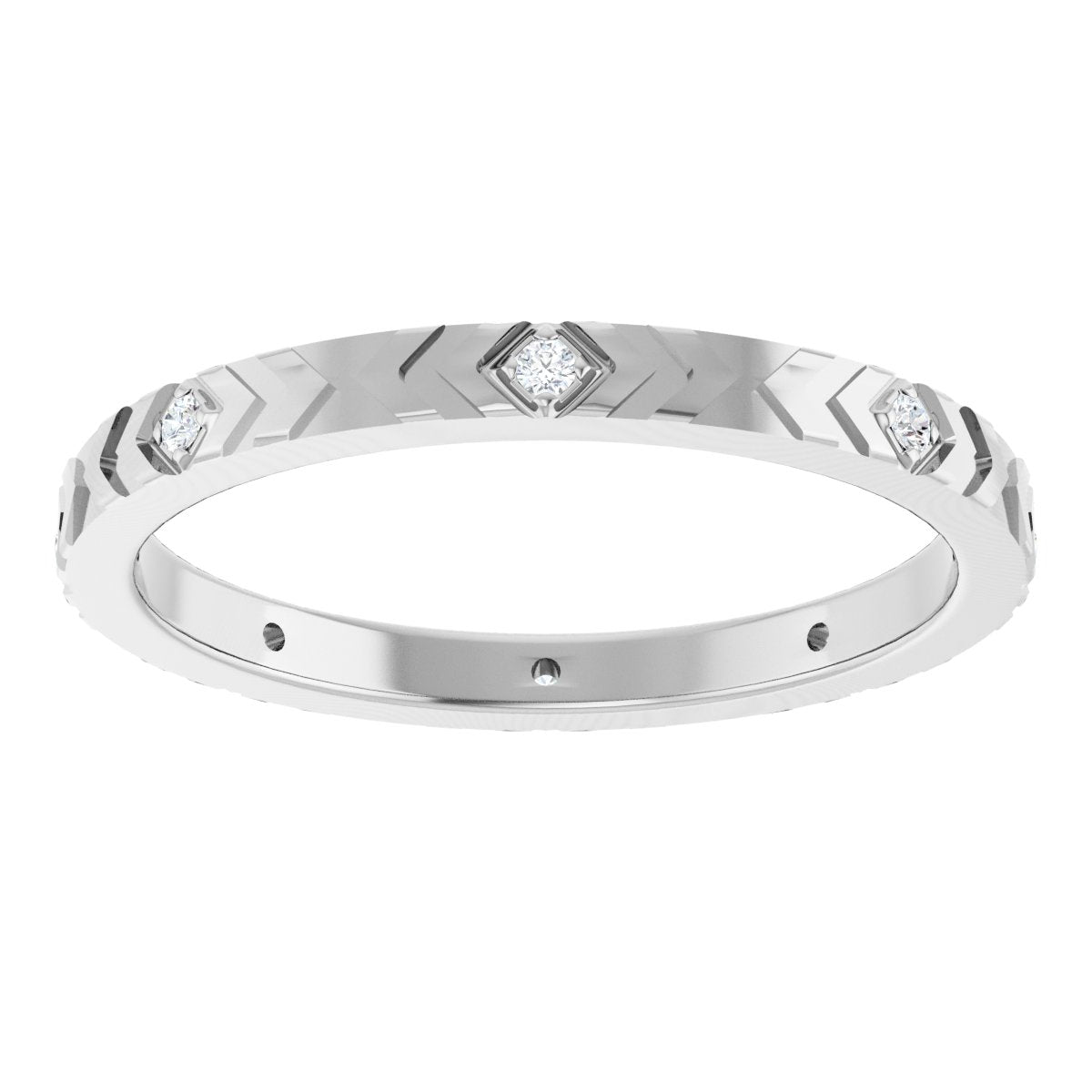 Geometric Eternity Band