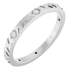 Geometric Eternity Band