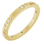 Geometric Eternity Band