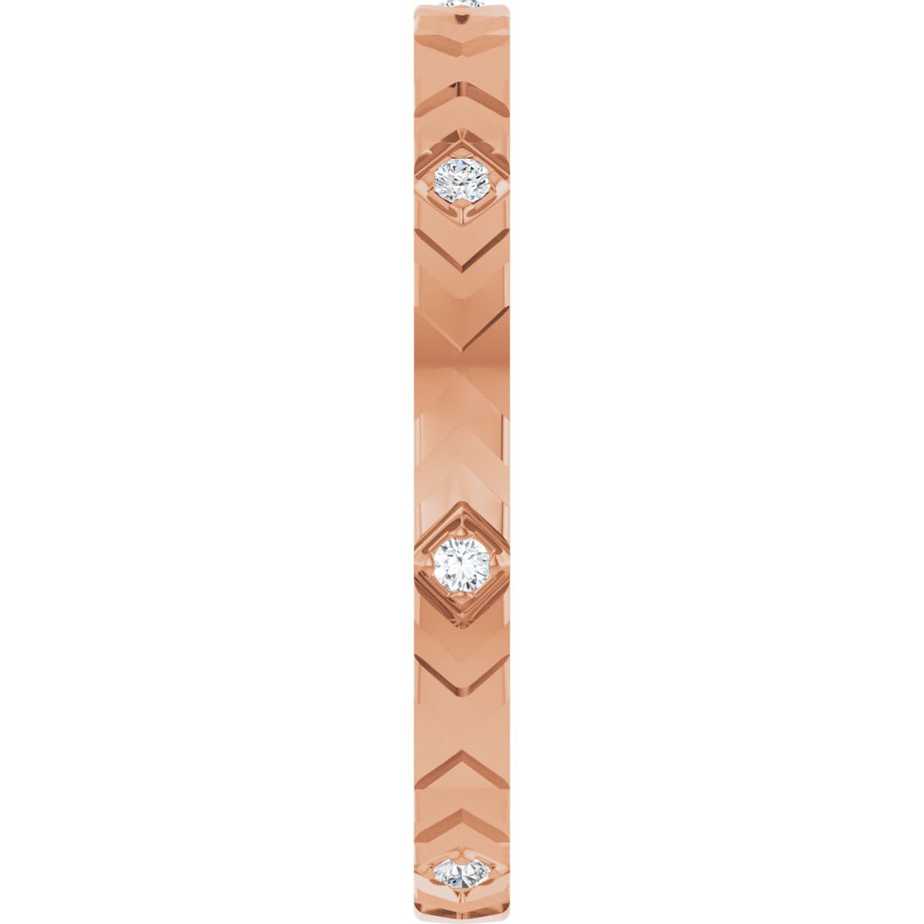 Geometric Eternity Band