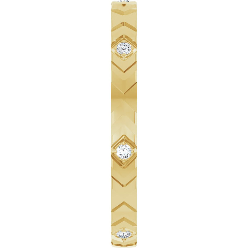 Geometric Eternity Band