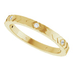 Geometric Eternity Band