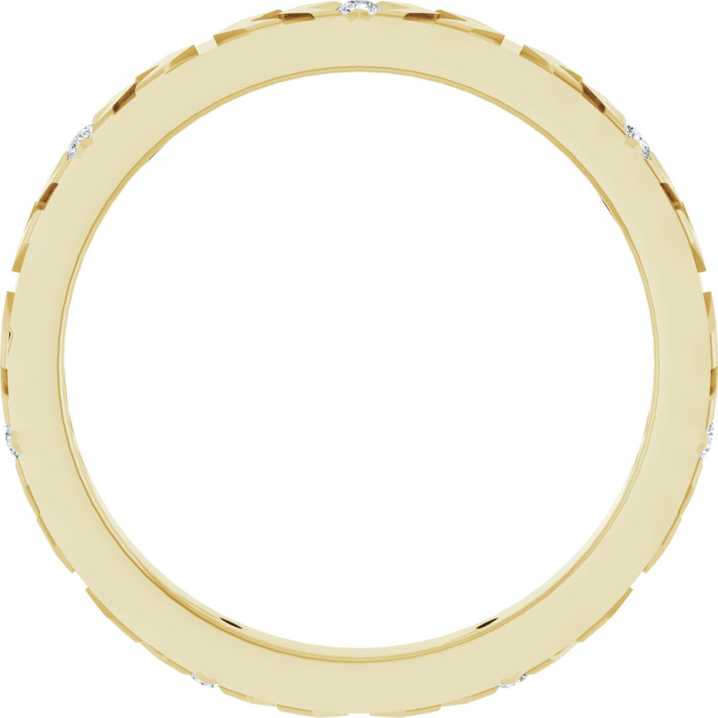Geometric Eternity Band