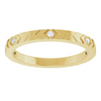 Geometric Eternity Band