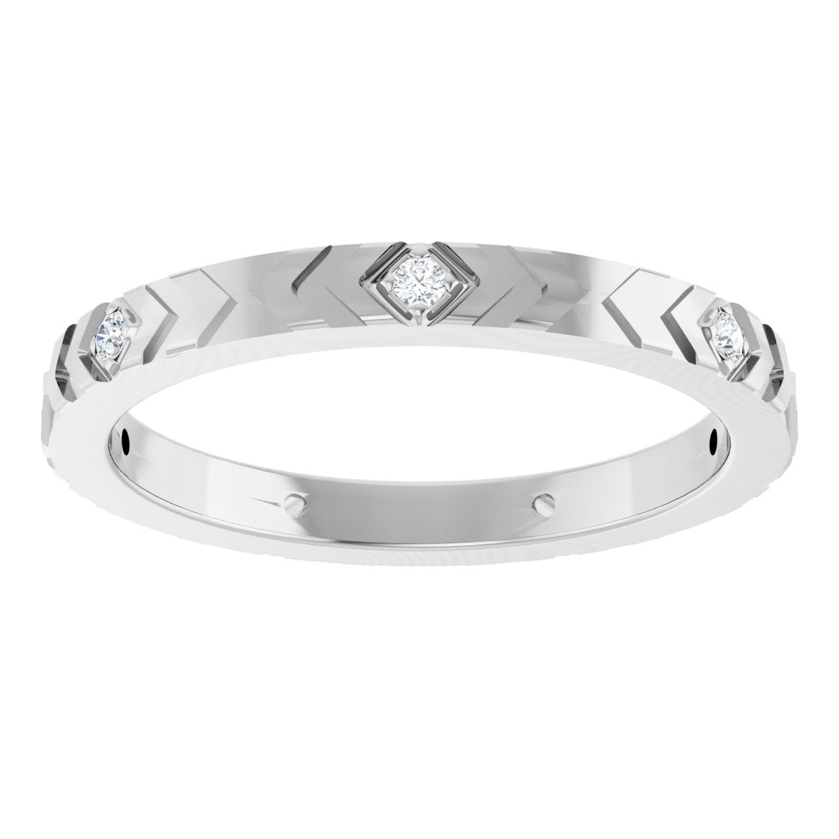 Geometric Eternity Band
