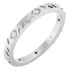 Geometric Eternity Band