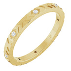 Geometric Eternity Band