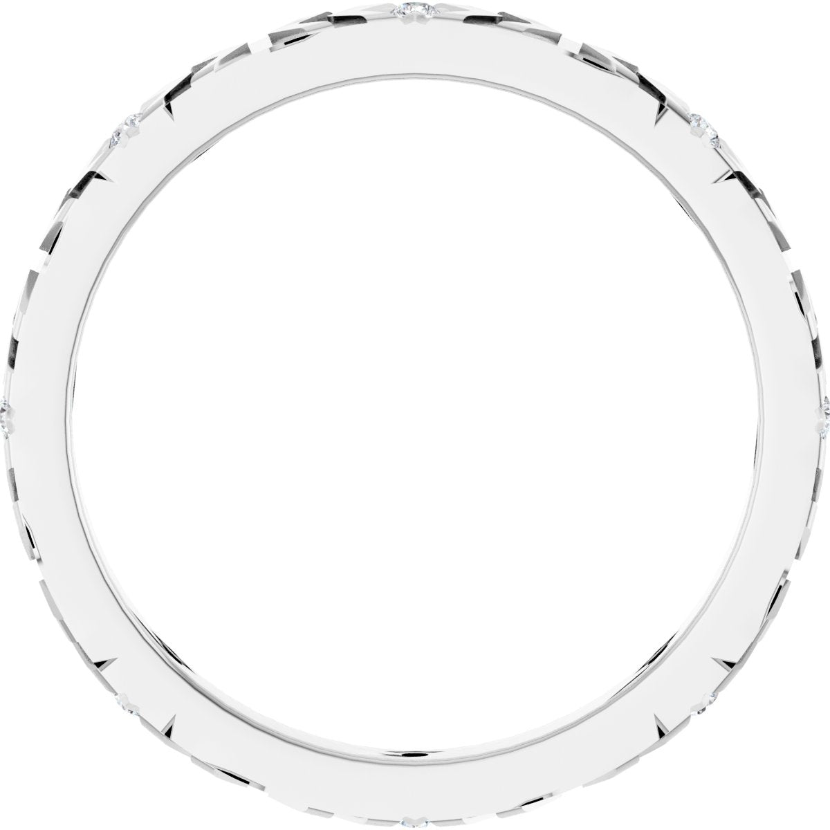 Geometric Eternity Band