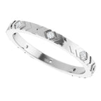Geometric Eternity Band