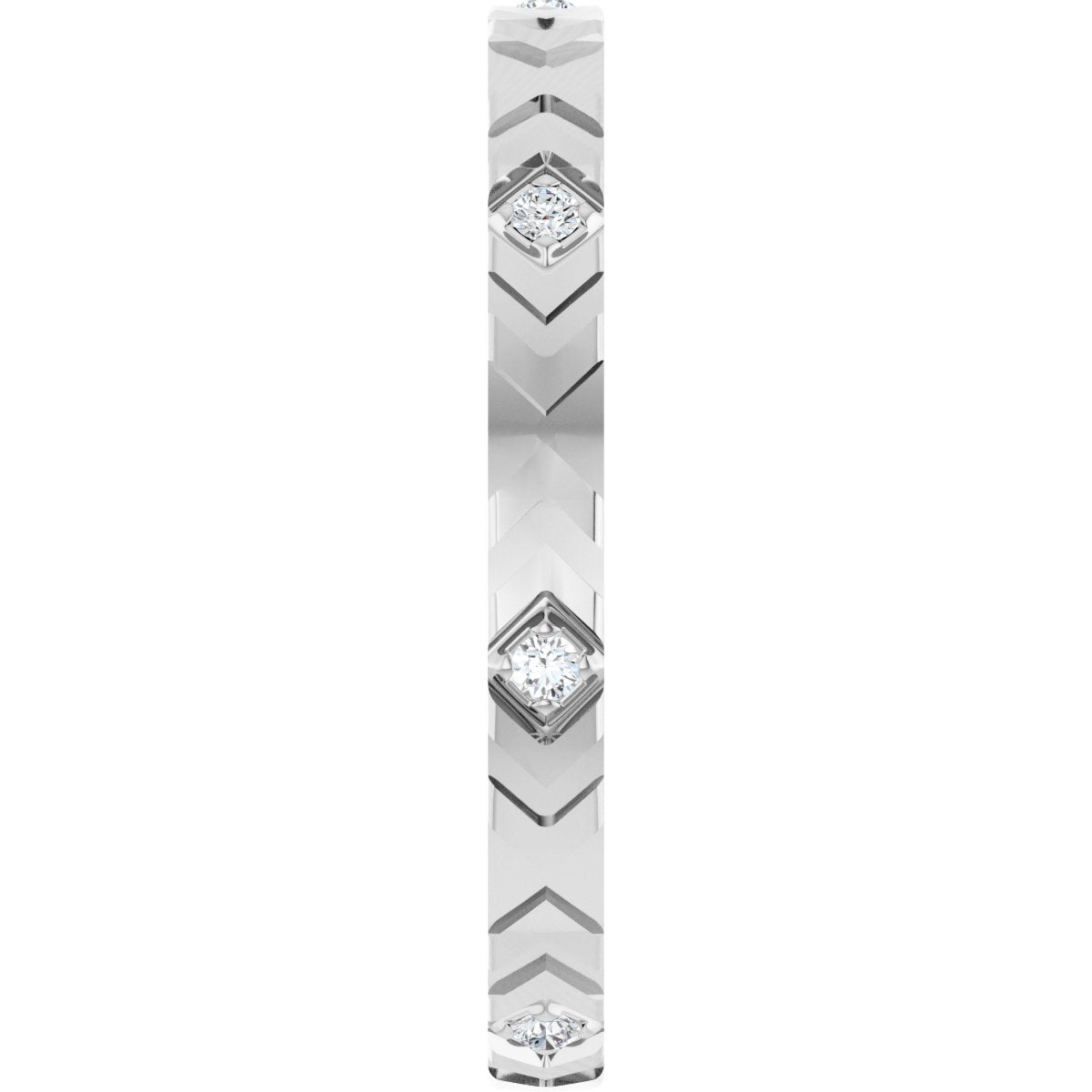 Geometric Eternity Band