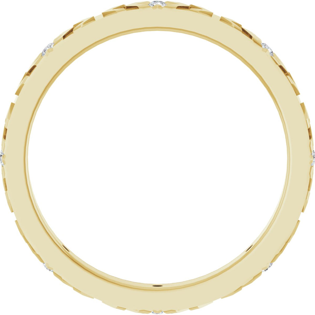 Geometric Eternity Band