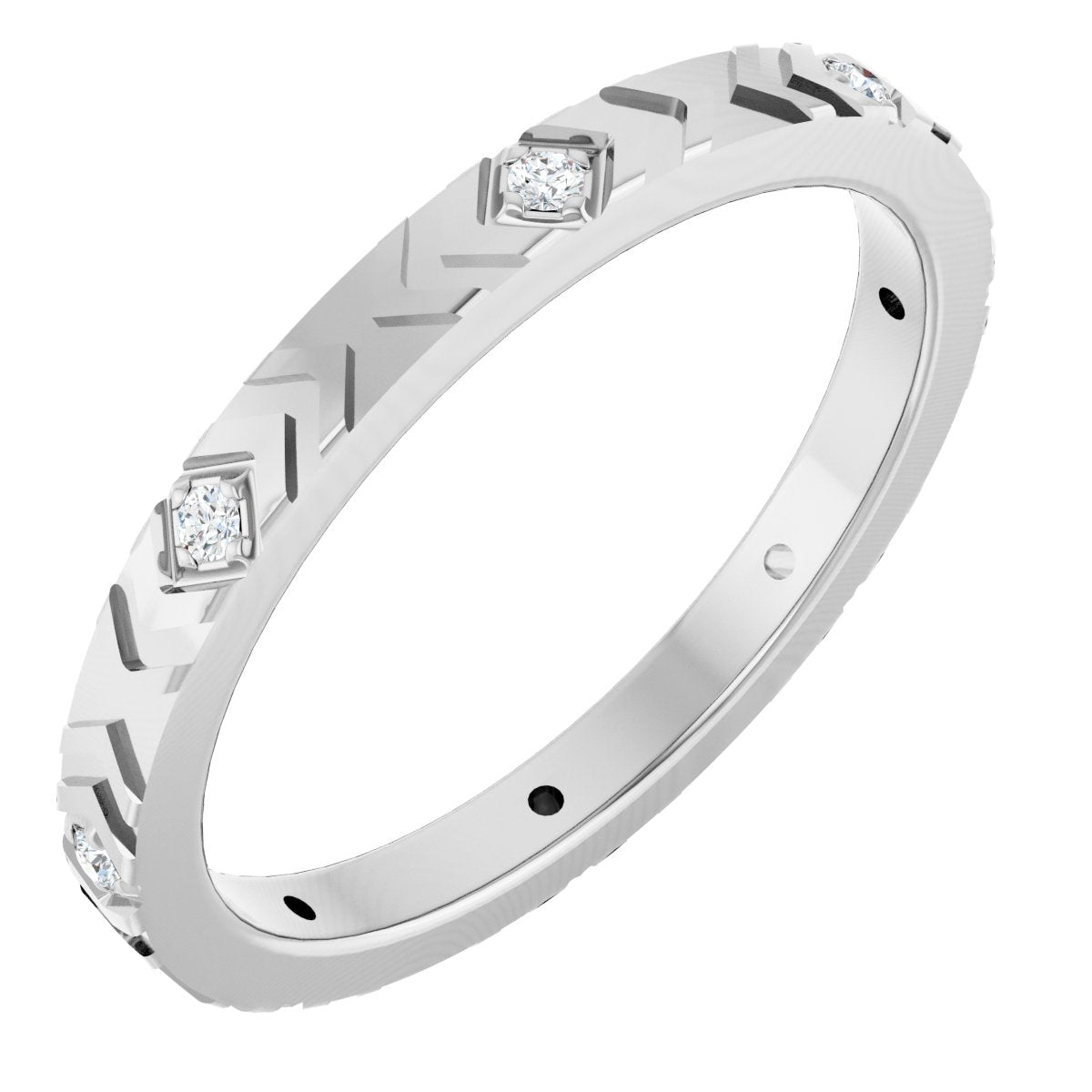 Geometric Eternity Band