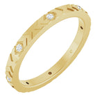 Geometric Eternity Band