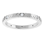 Geometric Eternity Band