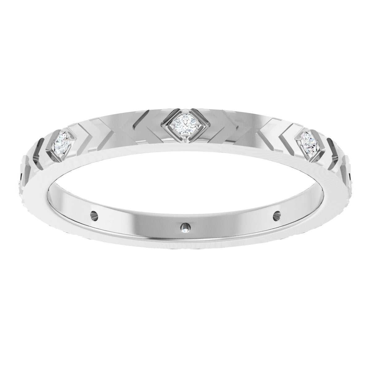 Geometric Eternity Band