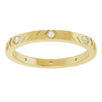 Geometric Eternity Band
