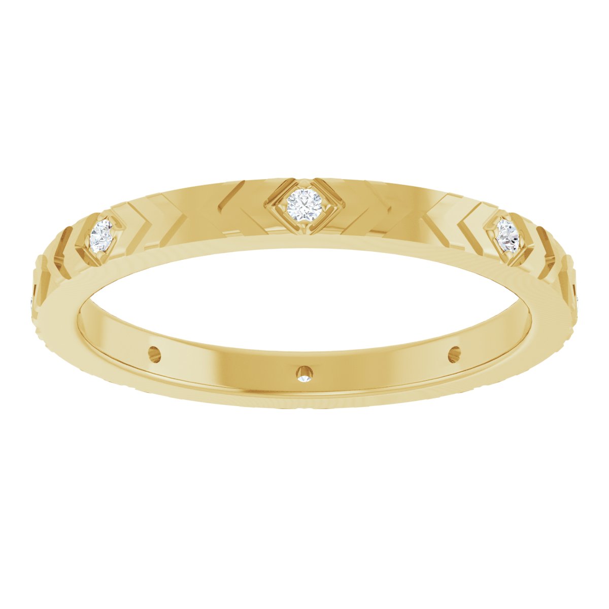 Geometric Eternity Band