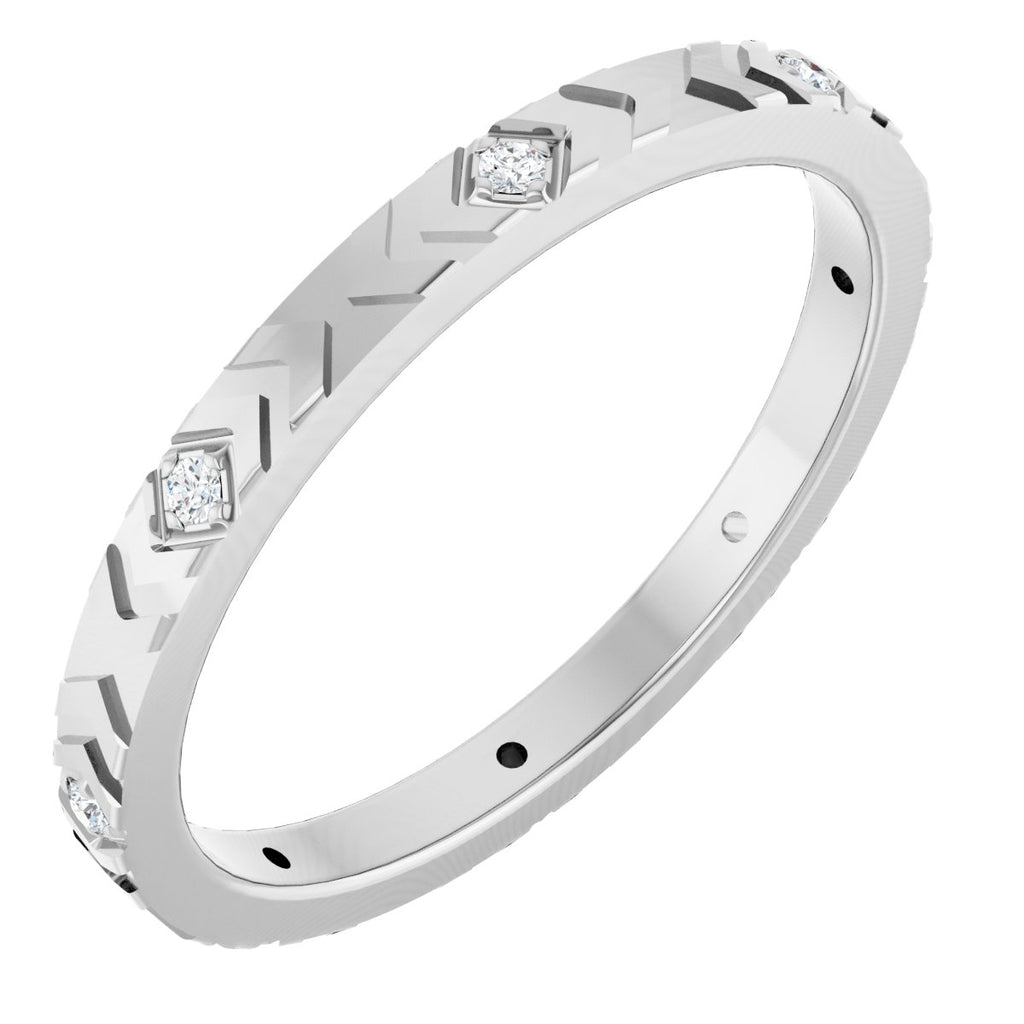 Geometric Eternity Band